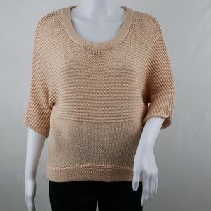 TopShop Dolman Sleeve Crochet Pullover